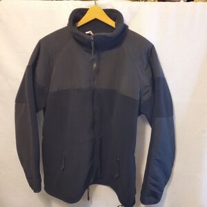 DSCP by Peckham Cold Weather Fleece Jacket Sz L Black Polartec US Military